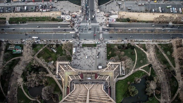 Vue du haut de la tour Eiffel