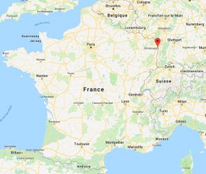 Carte pour investissement en loi Malraux Strasbourg