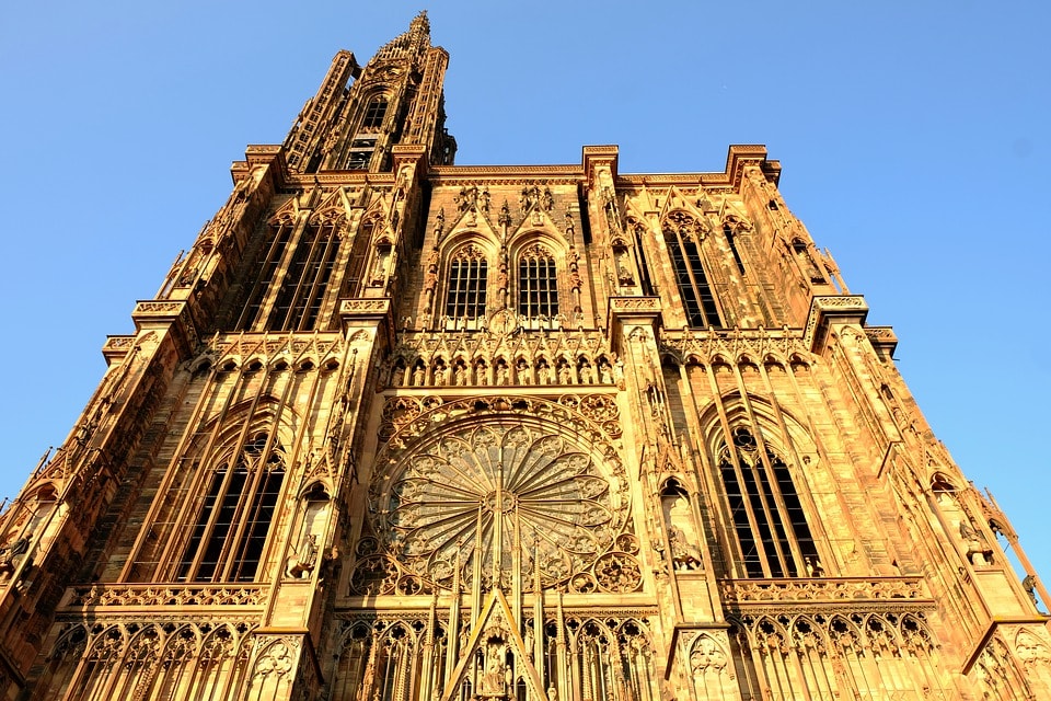 Cathédrale à Strasbourg, éligible à la loi Malraux