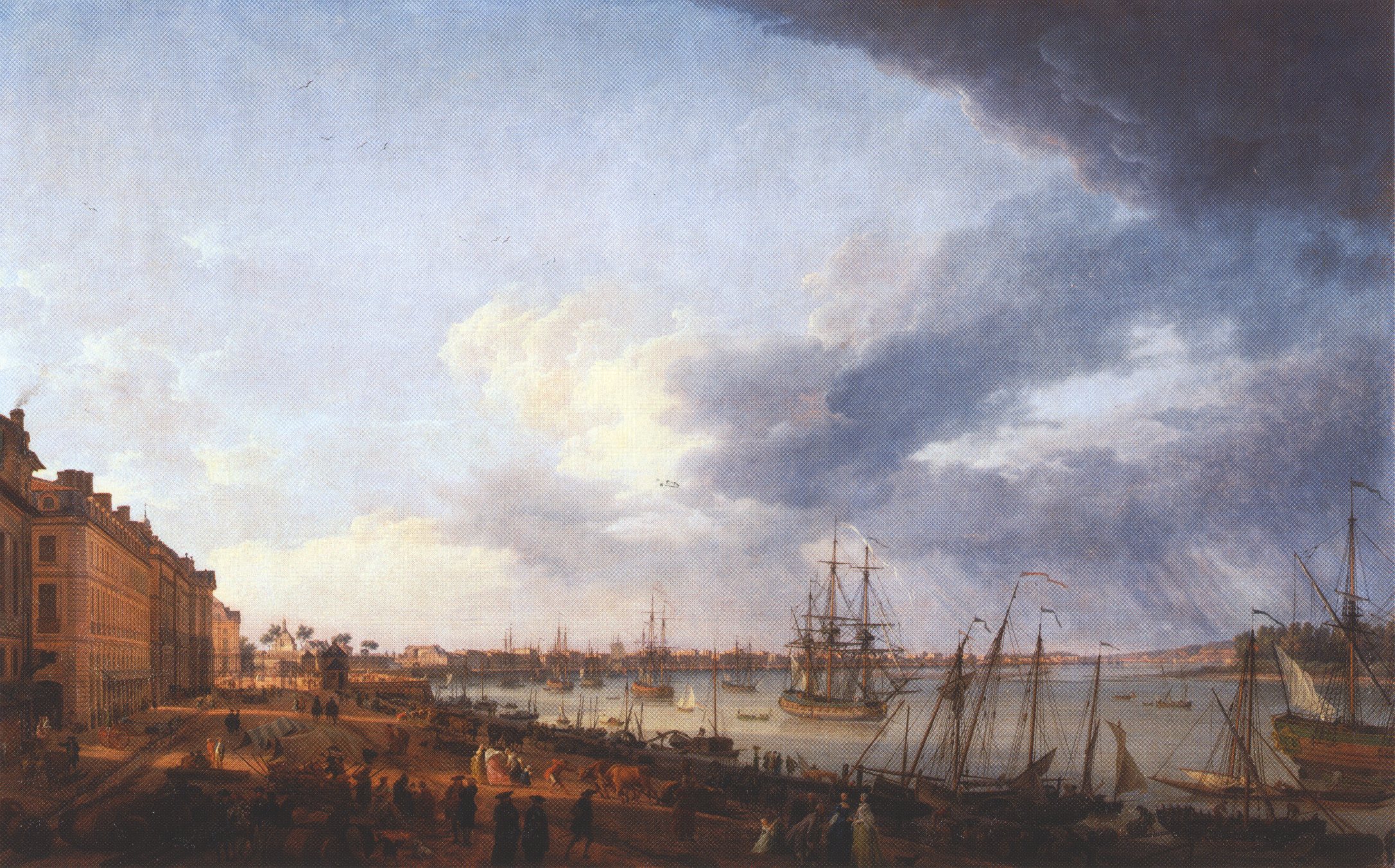 peinture de la ville avant la loi malraux bordeaux