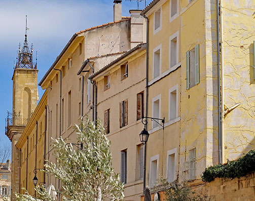 Une façade éligible en loi Malraux Monument Historique à Aix-en-Provence