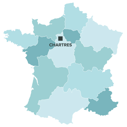 loi malraux chartres sur la carte de france