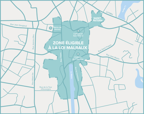 secteur sauvegarde loi malraux vannes